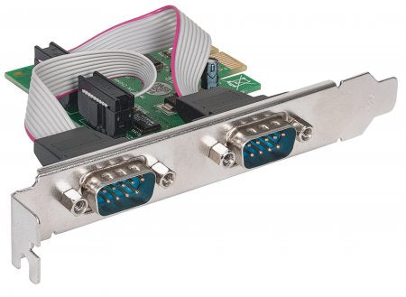 152082 Tarjeta Serial PCI Express de dos puertos DB9 - para instalación en buses PCI Express x1, x4, x8 y x16 152082 Tarjeta Serial PCI Express de dos puertos DB9 - para instalación en buses PCI Express x1, x4, x8 y x16